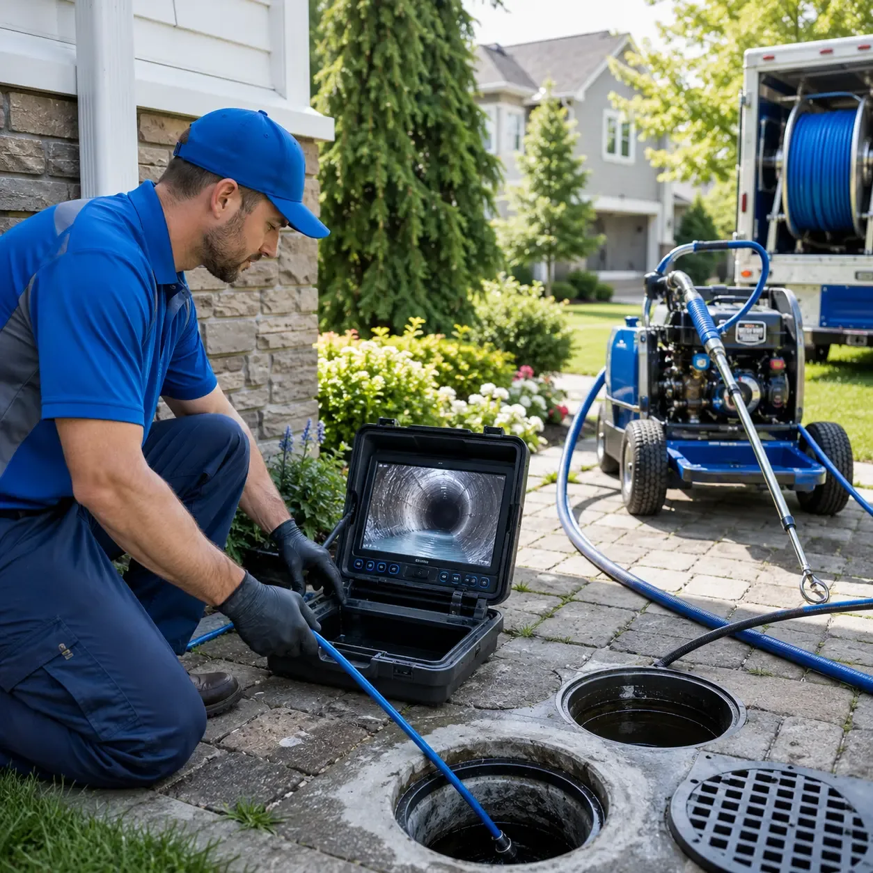 Outdoor drain cleaning professionals serving Pine River, WI